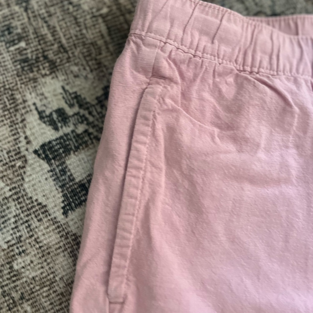 H&M Men's Light Pink REGULAR-FIT CANVAS SHORTS Small - Picture 3 of 8